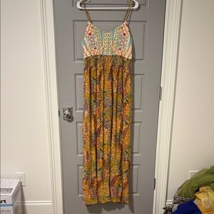 Anthropologie Multicolor Maxi Dress